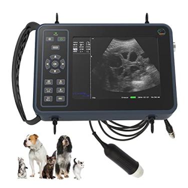Imagem de GOYOJO Teste de Gravidez Scanner de Ultrassom Máquina Veterinária Portátil B-Ultra Sound Scanner Animais de Fazenda Gravidez Setor Mecânico Sonda de Digitalização para Ovelhas, Teste de Gravidez de Po