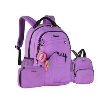 Imagem de Mochila Costa Lancheira Térmica Estojo Luluca Pandinha - Clio Style