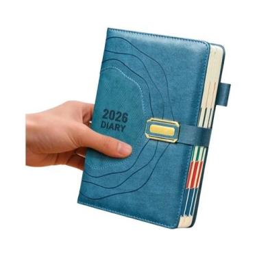 Imagem de Caderno De Planejamento 2026 Com Capa Dura Elegante, Layout Profission