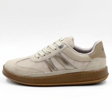 Imagem de Tênis Via Marte Casual em Camurça com Cadarço Feminino-Feminino