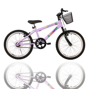Imagem de Bicicleta Infantil Aro 20 Athor Charmy C/ Cestinho Menina 1v-Unissex