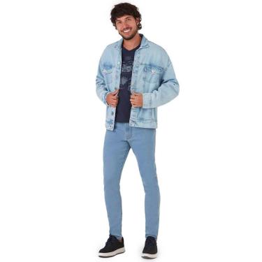 Imagem de Calça Jeans Masculina Skinny Malwee -  AZUL - 40-Masculino