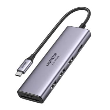 Imagem de Adaptador HUB Ugreen, 5in1 P/USB C HDMI + 100w, Power Delivery