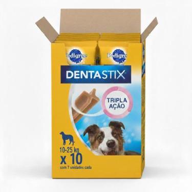 Imagem de Kit Petisco Pedigree Dentastix Cuidado Oral para Cães Adultos Raças Mé