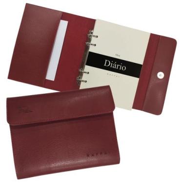 Imagem de Agenda Meu Diário 158-R Raffai Couros, Vermelho