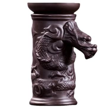 Imagem de Filtro de chá de argila roxa criativa de 15,2 cm para chá e cerimônia de chá