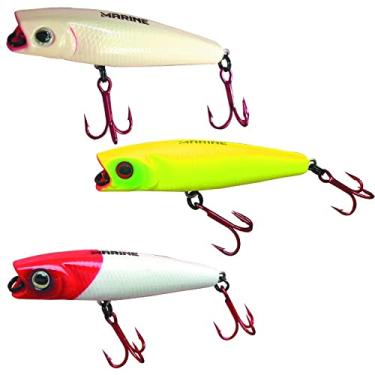 Imagem de Kit Iscas Artificiais Marine Sports SitckOne 65 Com Garatéia