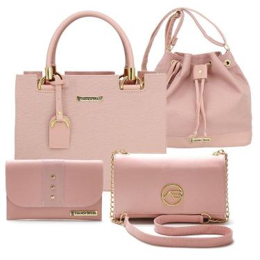 Imagem de Kit Bolsas Femininas e Carteira AMANDA BRAZIL HANDBAG