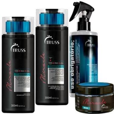 Imagem de Kit Truss   Miracle Shampoo + Condicionador (300ml) + Máscara (Miracle