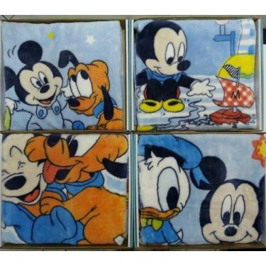 Imagem de Top Cobertor Raschel Bebe Jolitex Disney Baby Mickey - Manta