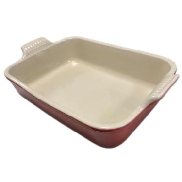 Imagem de Travessa Retângular Le Creuset Hermitage 26cm Vermelha