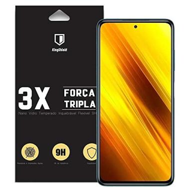 Imagem de Película Xiaomi Poco X3 Nfc Kingshield Nano Vidro (Tela + Câmera)