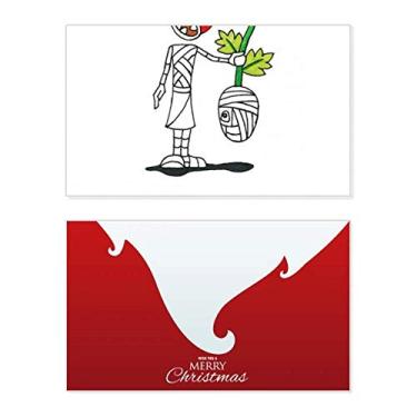 Imagem de Halloween Decapitado Ghost Horus Holiday Holiday Merry Christmas Parabéns Card Christmas Letter Message