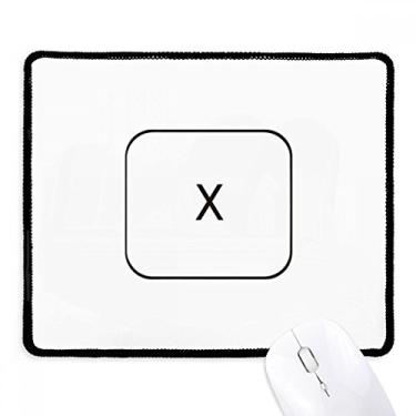 Imagem de Teclado Symbol X Mousepad Borda Costurada Tapete Borracha Gaming Pad