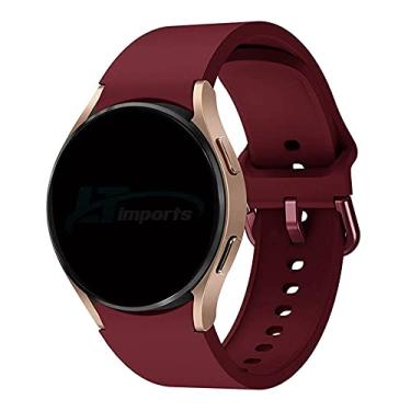 Imagem de Pulseira Moderna LTIMPORTS, compativel com Galaxy Watch 6 - Galaxy Watch 6 Classic - Galaxy Watch 5 - Galaxy Watch 5 Pro - Galaxy Watch 4 Classic (Vinho)