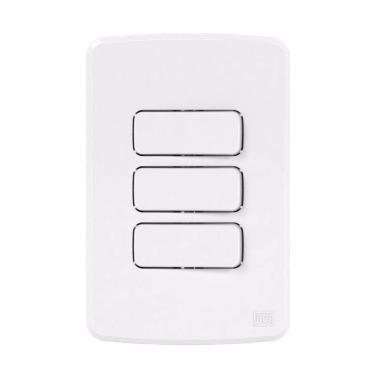 Imagem de 1 Kit Linha Composé Weg Placa C/suporte + 3 Interruptores S