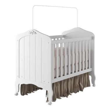 Imagem de Berço Mini Cama Harmonia Branco Permóbili Móveis