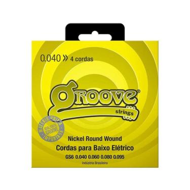 Imagem de Encordoamento Baixo Groove Gs6 4 Cordas 040