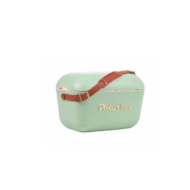 Imagem de Bolsa Térmica Cooler Retrô Com Alça Em Couro 12 Litros - Polarbox