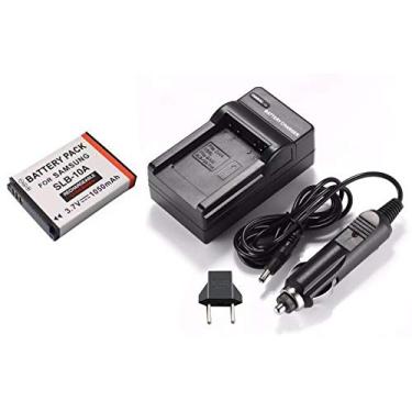 Imagem de Kit Bateria + Carregador SLB-10A para Samsung ES60, HZ10W, L100, L301, M110, NV9, P1000, SL202, TL9, WB500