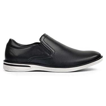 Imagem de Sapato Slipper Ferracini Monterrey Masculino, Gold Plus Preto, 38