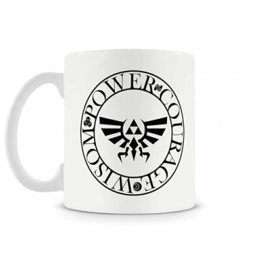 Imagem de Caneca Legend Of Zelda Triforce MOD2 330 ml
