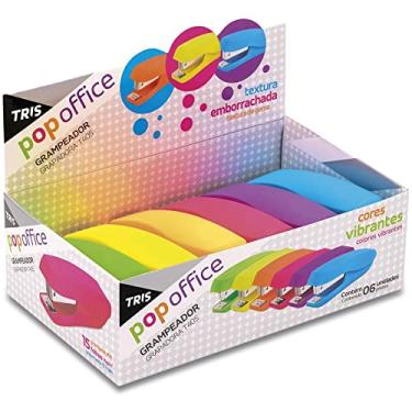 Imagem de Grampeador Plastico Tris T405 Colors 26/6 P/ 15Fls-Dp.C/06-74906