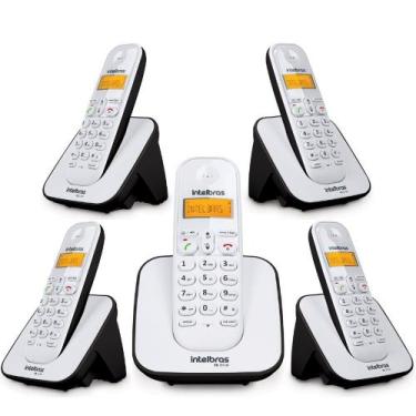 Imagem de Telefone Sem Fio 4 Ramal Adicional ID Bina TS 3110 Intelbras