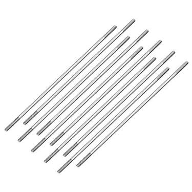 Imagem de uxcell Conector de haste de aço inoxidável M2 x 95 mm, para barco RC, carro, avião, helicóptero, 10 peças