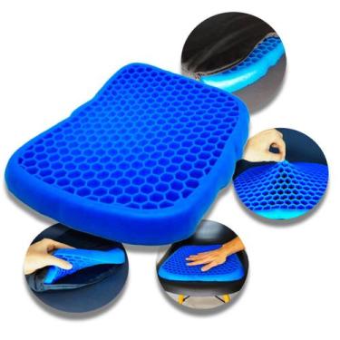 Imagem de Supermedy EGG SIT Assento Almofada Gel Silicone Ovo Ortopédico Confort