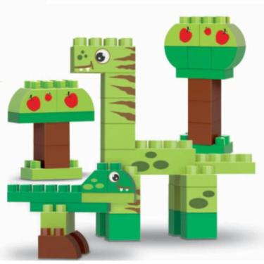 Imagem de Blocos de Montar Blocz 40 peças Didático Infantil Educativo