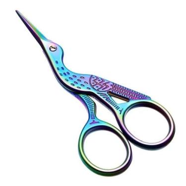 Imagem de Tesourinha Cortador De Sobrancelhas Cílios Unhas Tips Tesoura Furta Co