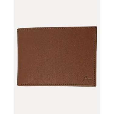 Imagem de Carteira Aramis Masculina Couro Microprint Brass Caramelo-Masculino