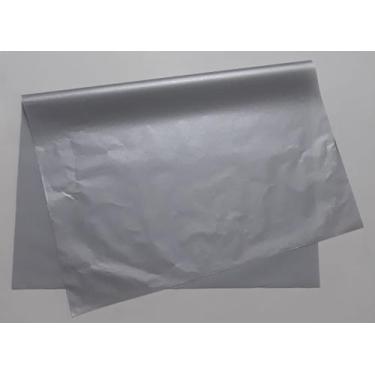 Imagem de Papel de seda 50x70 prata ac119 - pacote com 100 folhas - ART COLOR PA