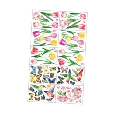 Imagem de XLWLLNJ 9x adesivo de vidro de mola, adesivo de janela, decalque de janela, adesivo de janela, Style a