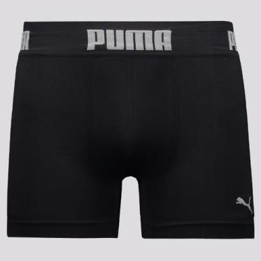 Imagem de Cueca Boxer Puma Seamless Preta, G