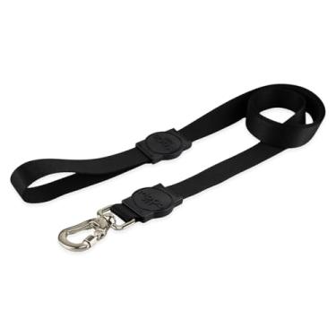 Imagem de Mood Pet Coleira Guia Para Cães Cachorro Adestramento Passeio Porte Grande Médio Pequeno (Black, PP)