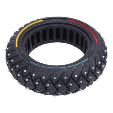 Imagem de 10x2.70 6.5 Pneu de Scooter Elétrica, Parafusos Anti -deslizamentos de Três Linhas de Cor de Abordagem de Borracha de Borracha Pneu Sólido para Neve Fora da Estrada