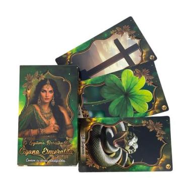 Imagem de O Legitimo Baralho da Cigana Esmeralda 36 Cartas Manual - LUA MISTICA
