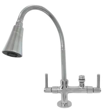 Imagem de 2143 C80 MAX Torneira Gourmet Bica Móvel Para Bancada Pia Mesa Cozinha