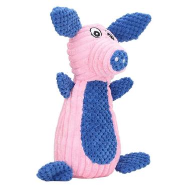 Imagem de Mordedor Pelucia Com Apito Cao Gato Cachorro Pet Animais Bichinhos Brincadeira