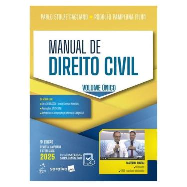 Imagem de Manual De Direito Civil - 9ª Edição 2025