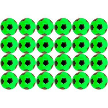Imagem de 24x Bola De Futebol Vinil Pingo Dente De Leite 22Cm Infantil (Verde)