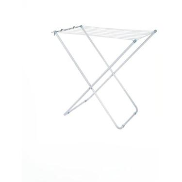 Imagem de Varal De Chão INOX Reforçado Com Abas Retrátil(SEM ABAS BRANCO)