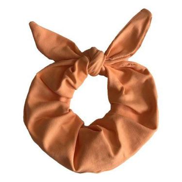 Imagem de Scrunchie  De Cabelo Color Trend - Banana Rosa, Laranja Fluor, Único