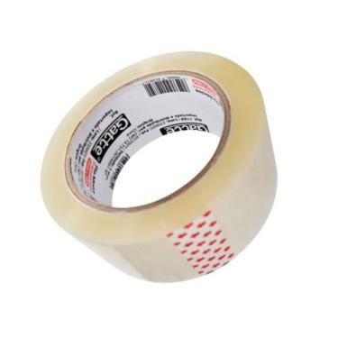 Imagem de Fita Adesiva Transparente 48mm x 250m Rolo de Alta Aderência Resistent