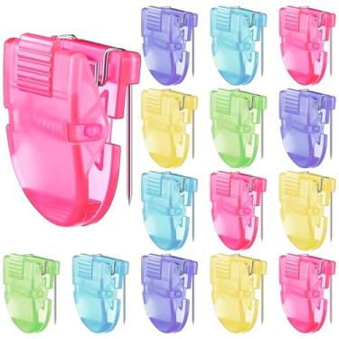 Imagem de Feifeiya 15 peças de clipes de cubículo painel de tecido, acessórios de cubículo, painel divisório, clipe de parede, fotos de escritório, parede para anotações, tamanho padrão, capacidade para 40