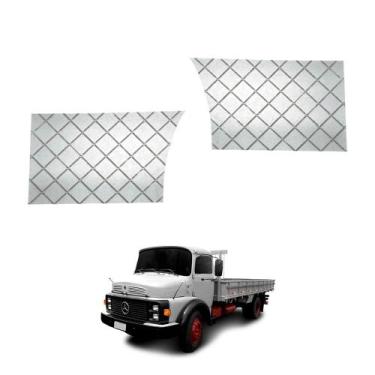 Imagem de Polaina Mb 1113 1114 Lateral Estribo Cromado - Par - Bepo