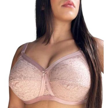 Imagem de Sutiã Plus Size Regulável Sem Bojo Sem Aro Tamanho Especial Até 56 - W