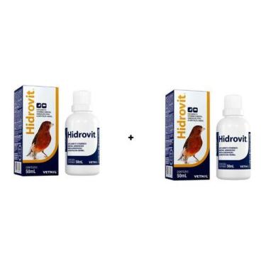 Imagem de Kit 2 Hidrovit 50 Ml - Suplemento Para Calopsita - VETNIL